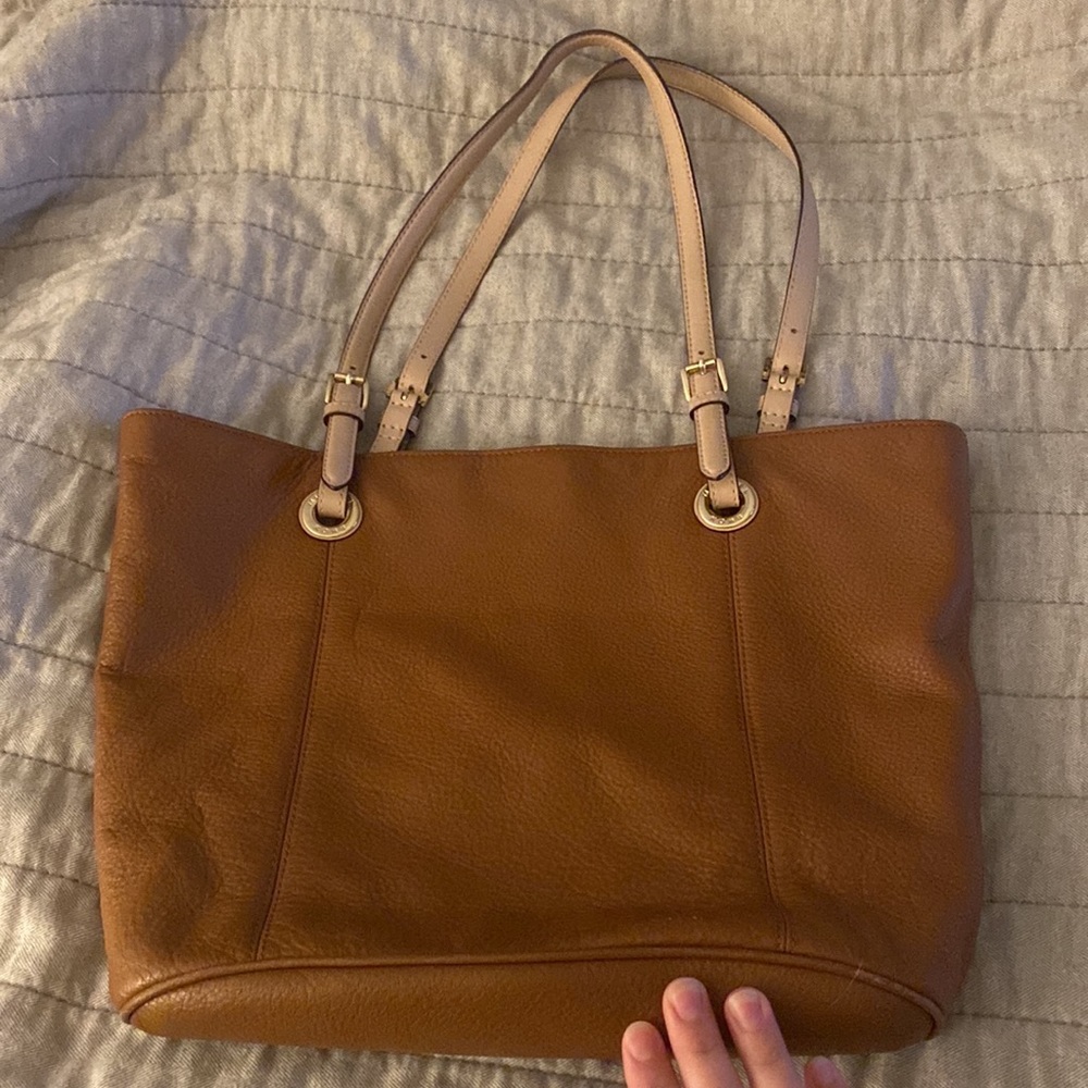 Michael Kors Camel Leather Tote